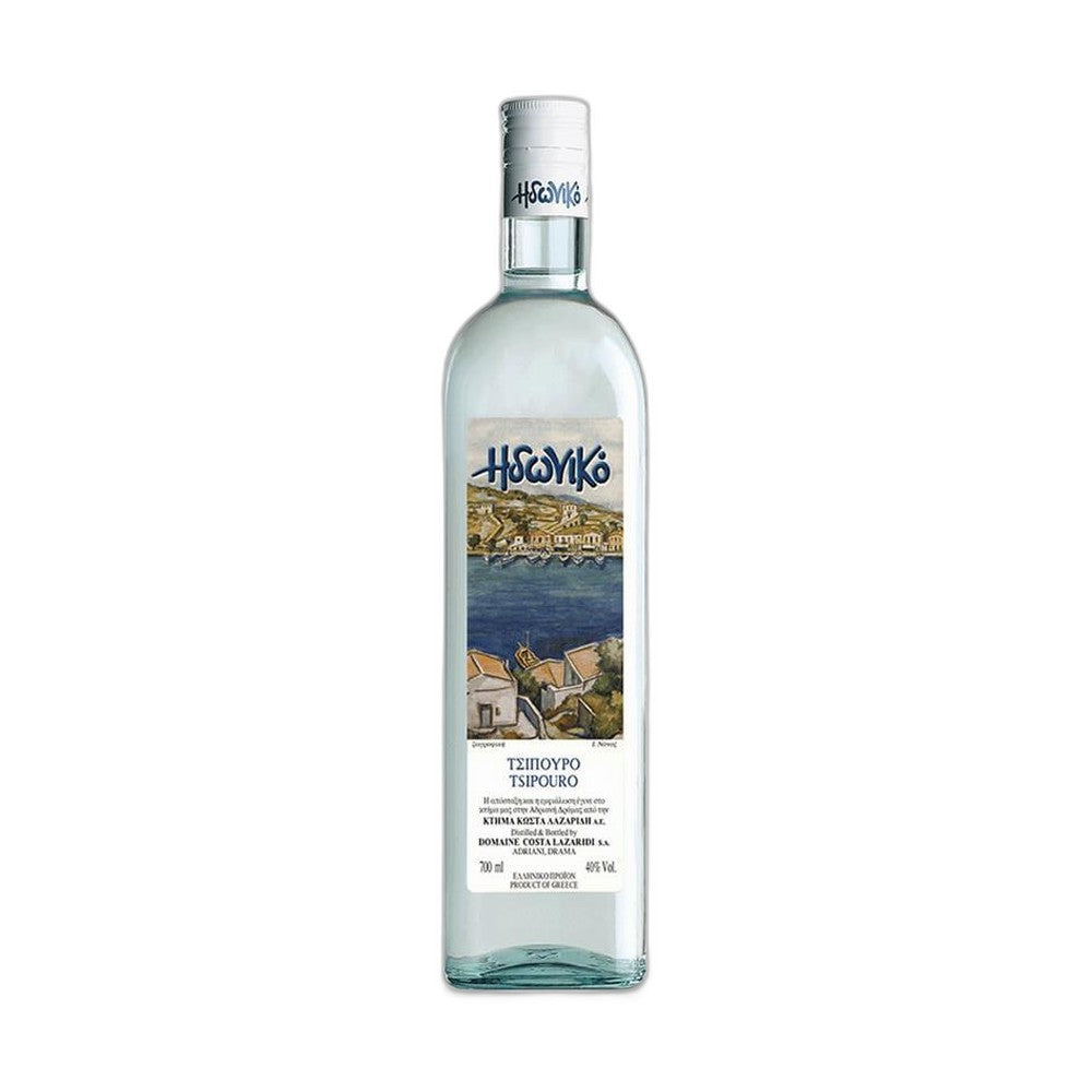 Τσίπουρο Ηδωνικό χωρίς γλυκάνισο 700ml, Λαζαρίδη